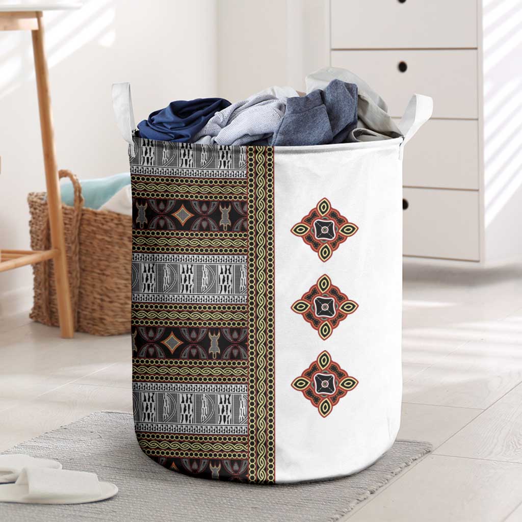 Cameroon Ndop Atoghu Inspired Laundry Basket