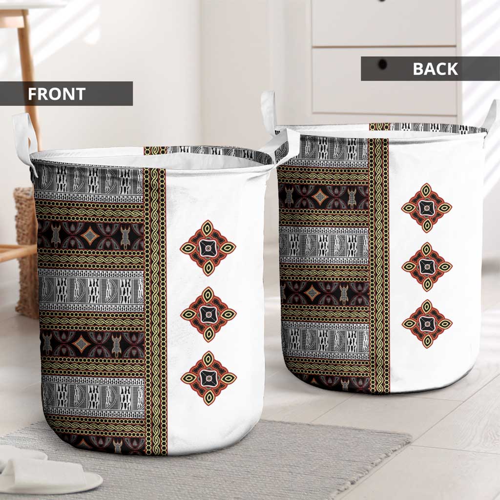 Cameroon Ndop Atoghu Inspired Laundry Basket