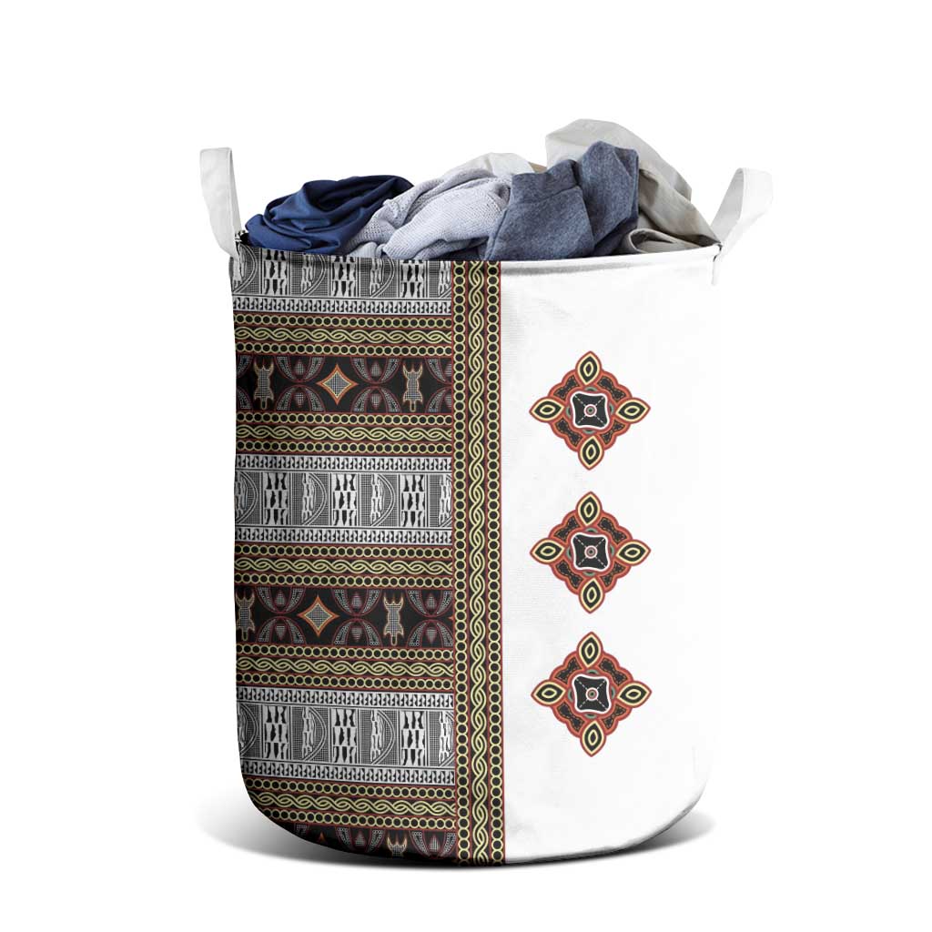 Cameroon Ndop Atoghu Inspired Laundry Basket