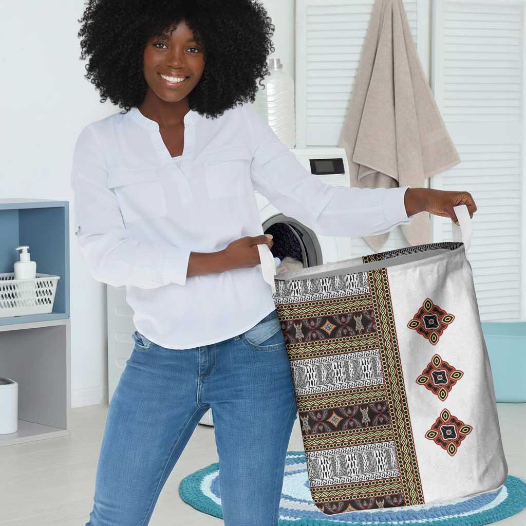 Cameroon Ndop Atoghu Inspired Laundry Basket