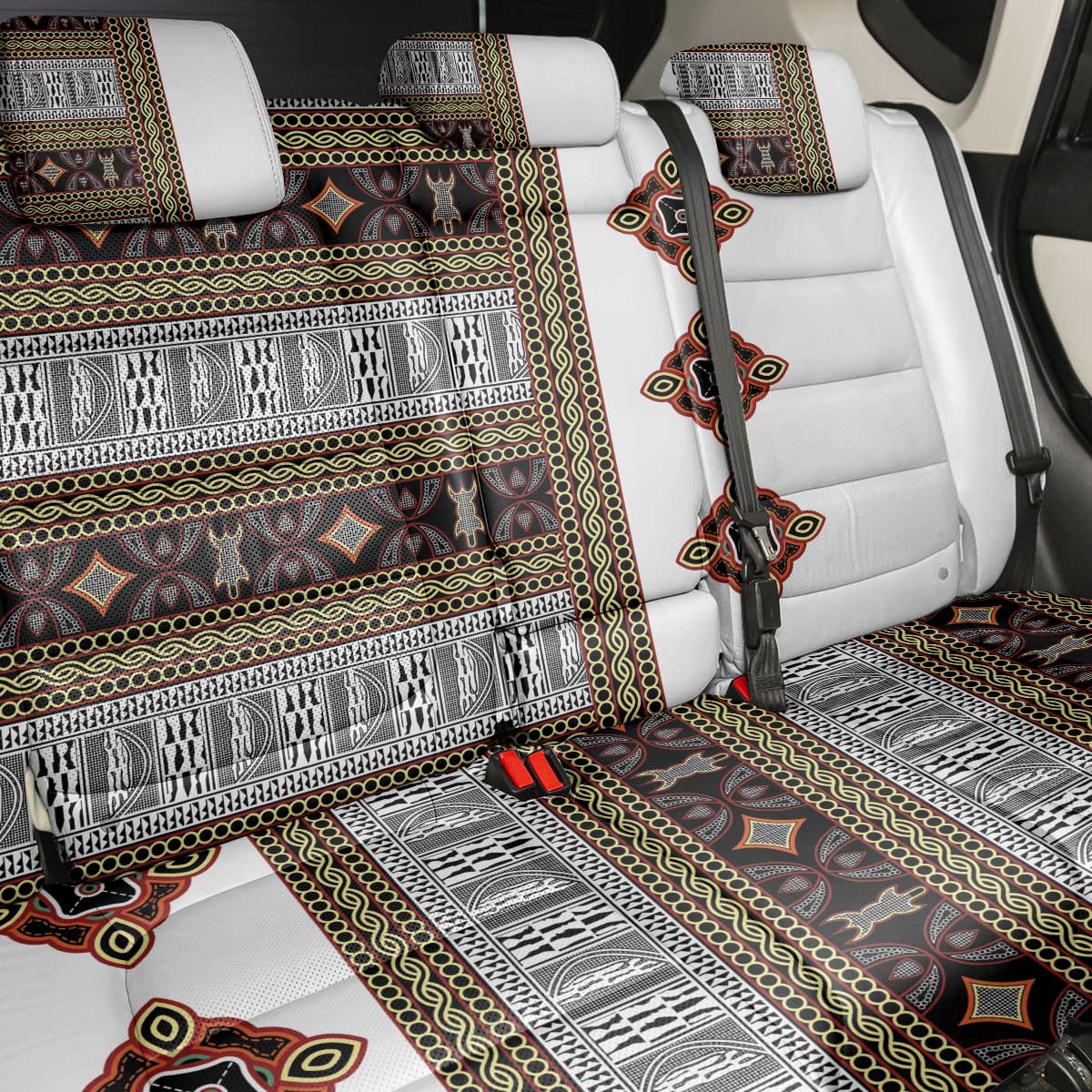 Cameroon Ndop Atoghu Inspired Back Car Seat Cover