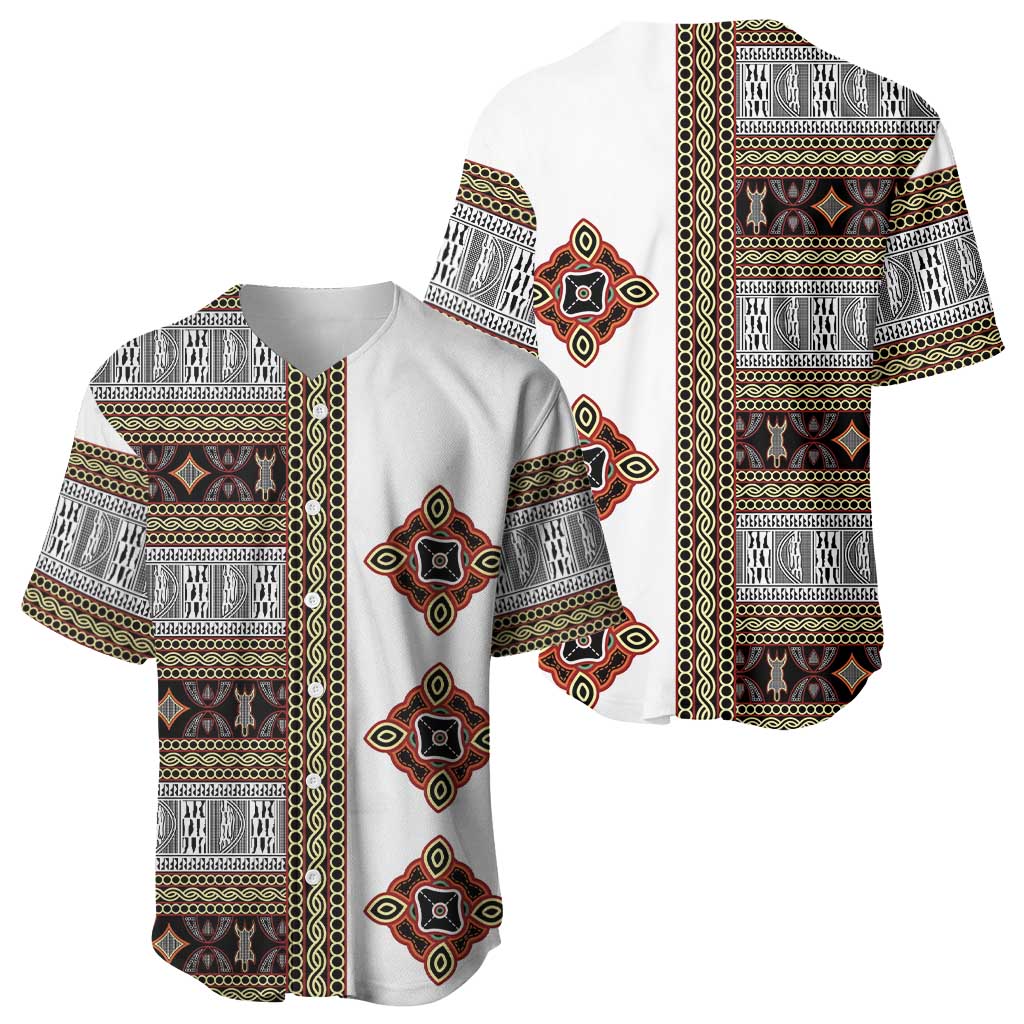 Cameroon Ndop Atoghu Inspired Baseball Jersey