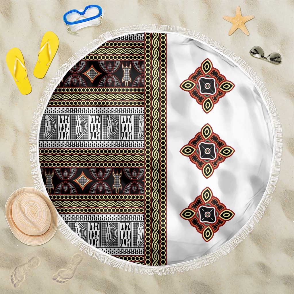 Cameroon Ndop Atoghu Inspired Beach Blanket