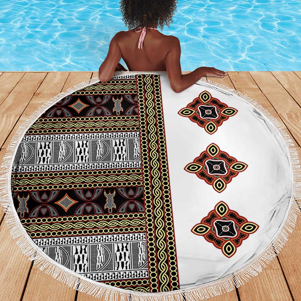 Cameroon Ndop Atoghu Inspired Beach Blanket