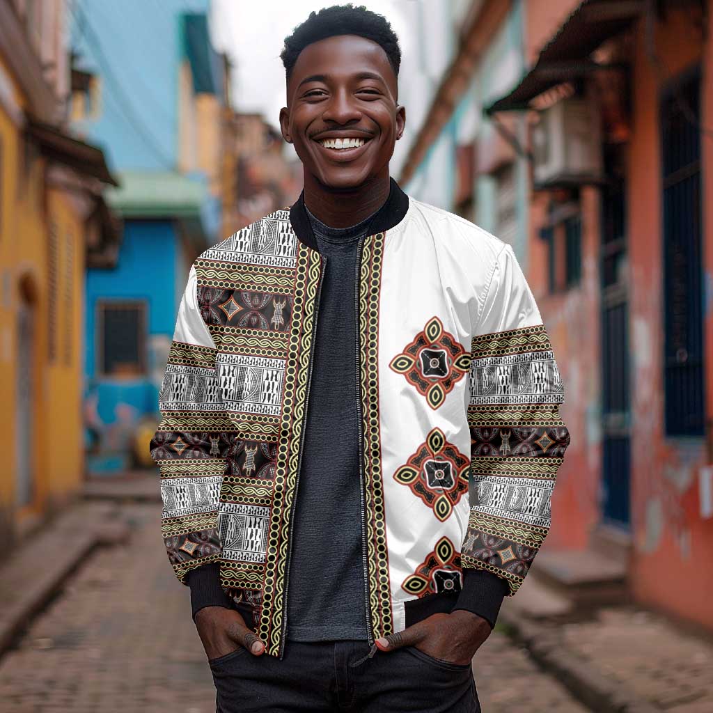 Cameroon Ndop Atoghu Inspired Bomber Jacket