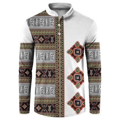 Cameroon Ndop Atoghu Inspired Button Sweatshirt