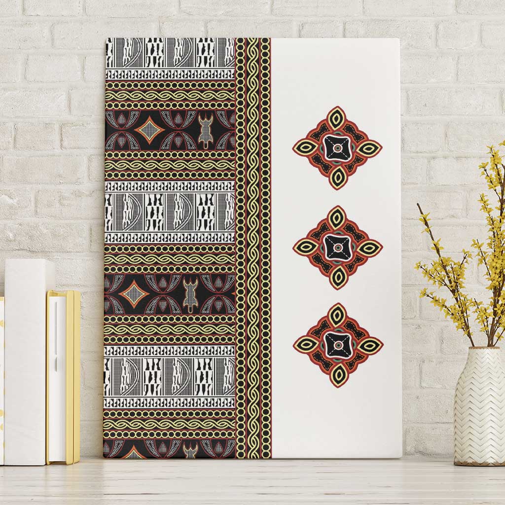 Cameroon Ndop Atoghu Inspired Canvas Wall Art