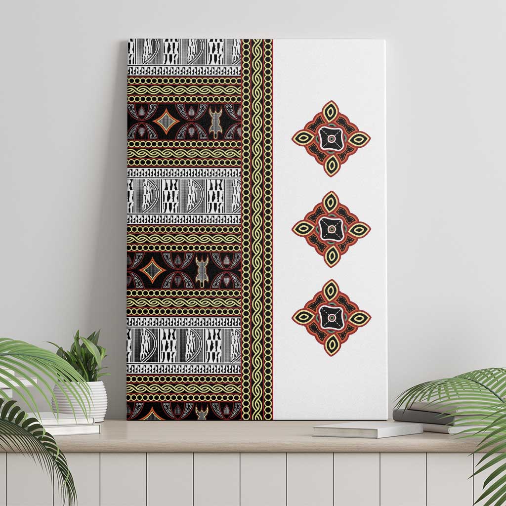 Cameroon Ndop Atoghu Inspired Canvas Wall Art