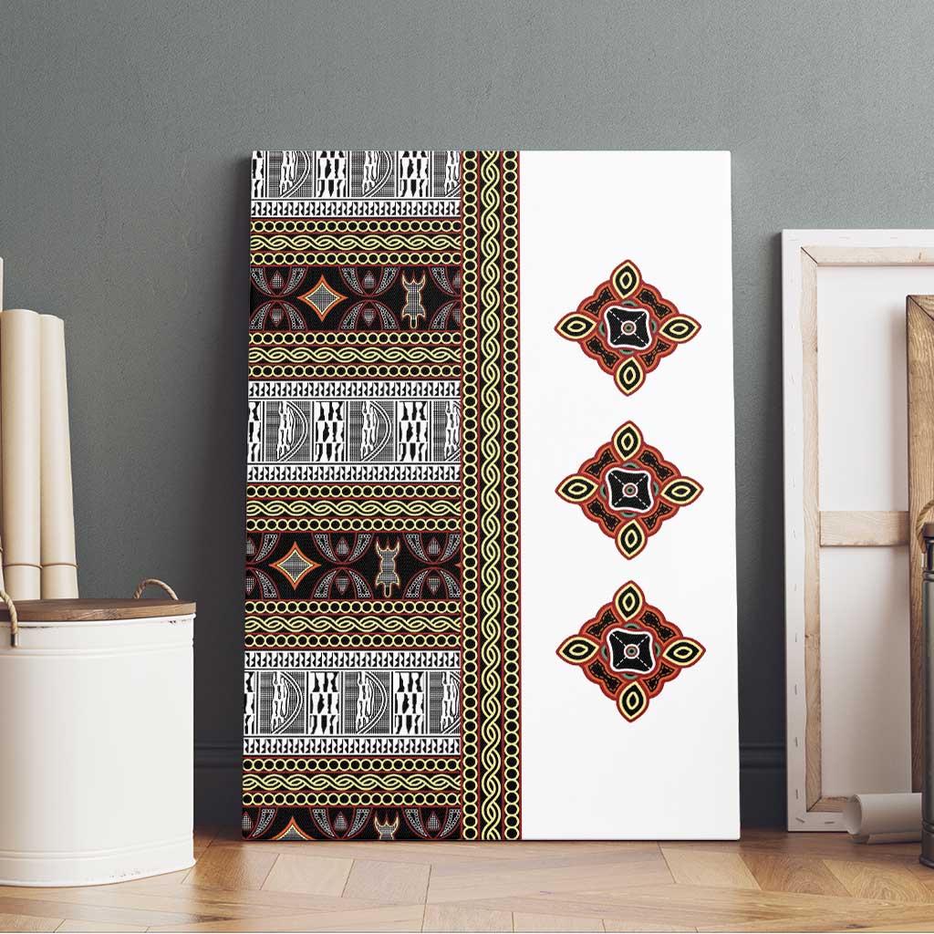 Cameroon Ndop Atoghu Inspired Canvas Wall Art