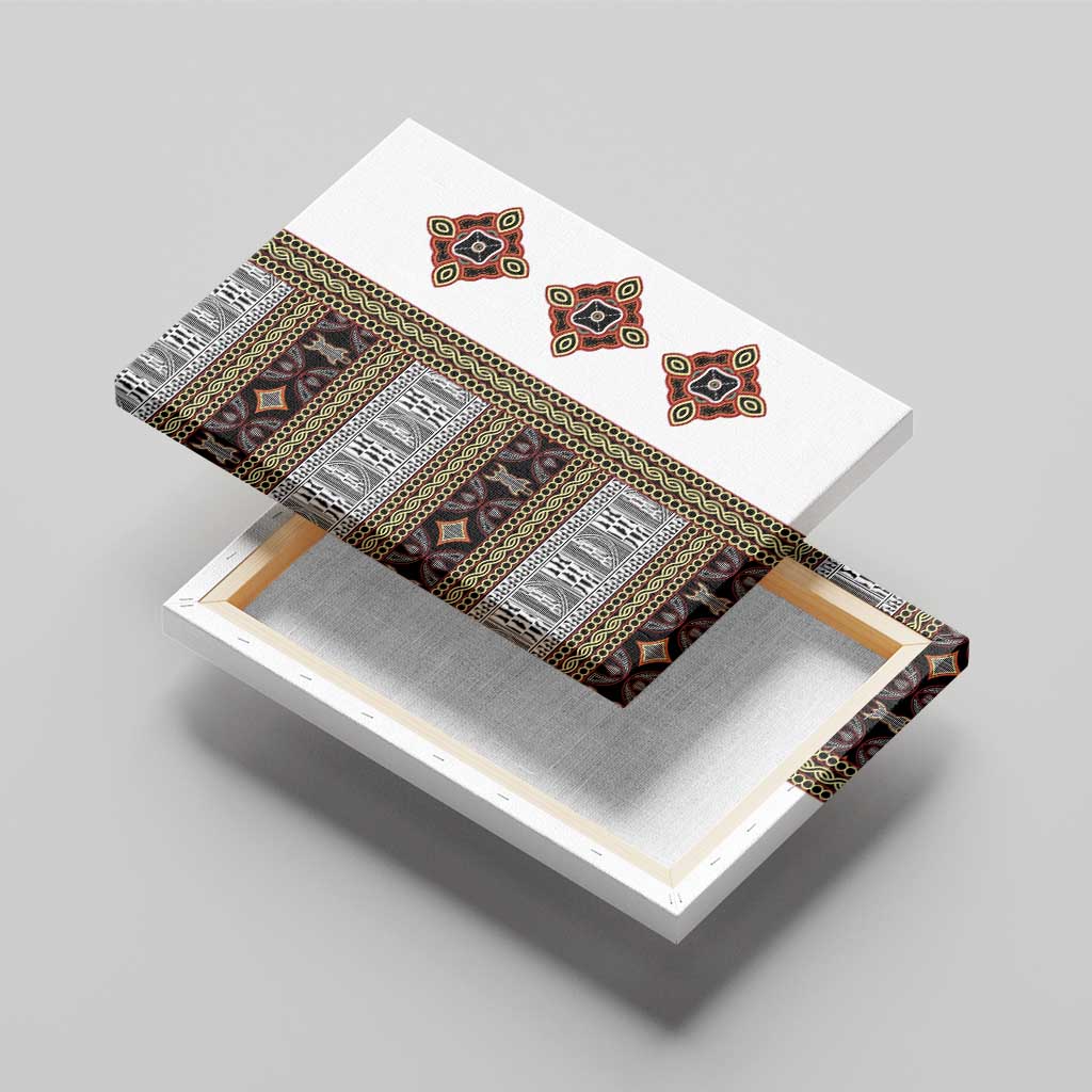 Cameroon Ndop Atoghu Inspired Canvas Wall Art