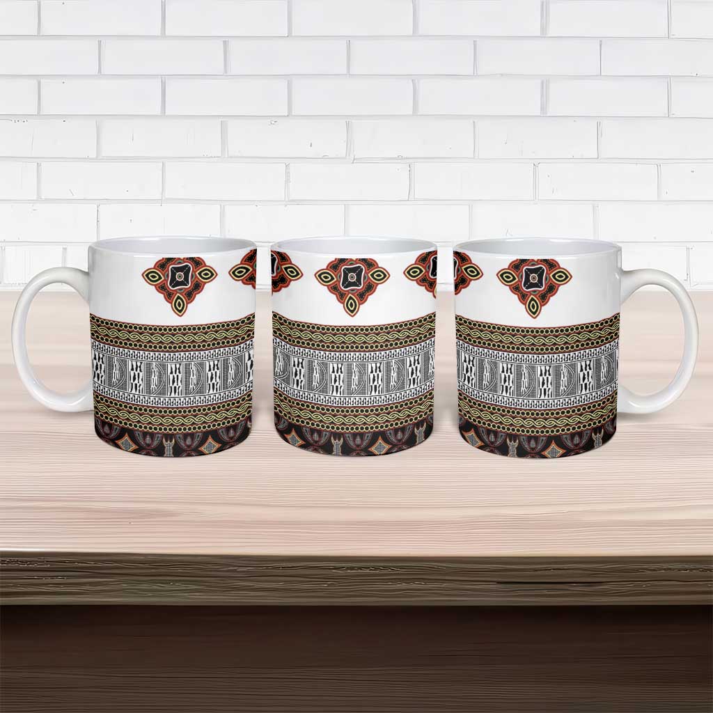Cameroon Ndop Atoghu Inspired Ceramic Mug