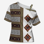 Cameroon Ndop Atoghu Inspired Cross Shoulder Shirt