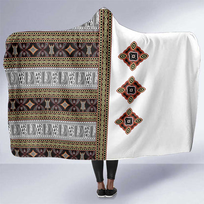 Cameroon Ndop Atoghu Inspired Hooded Blanket