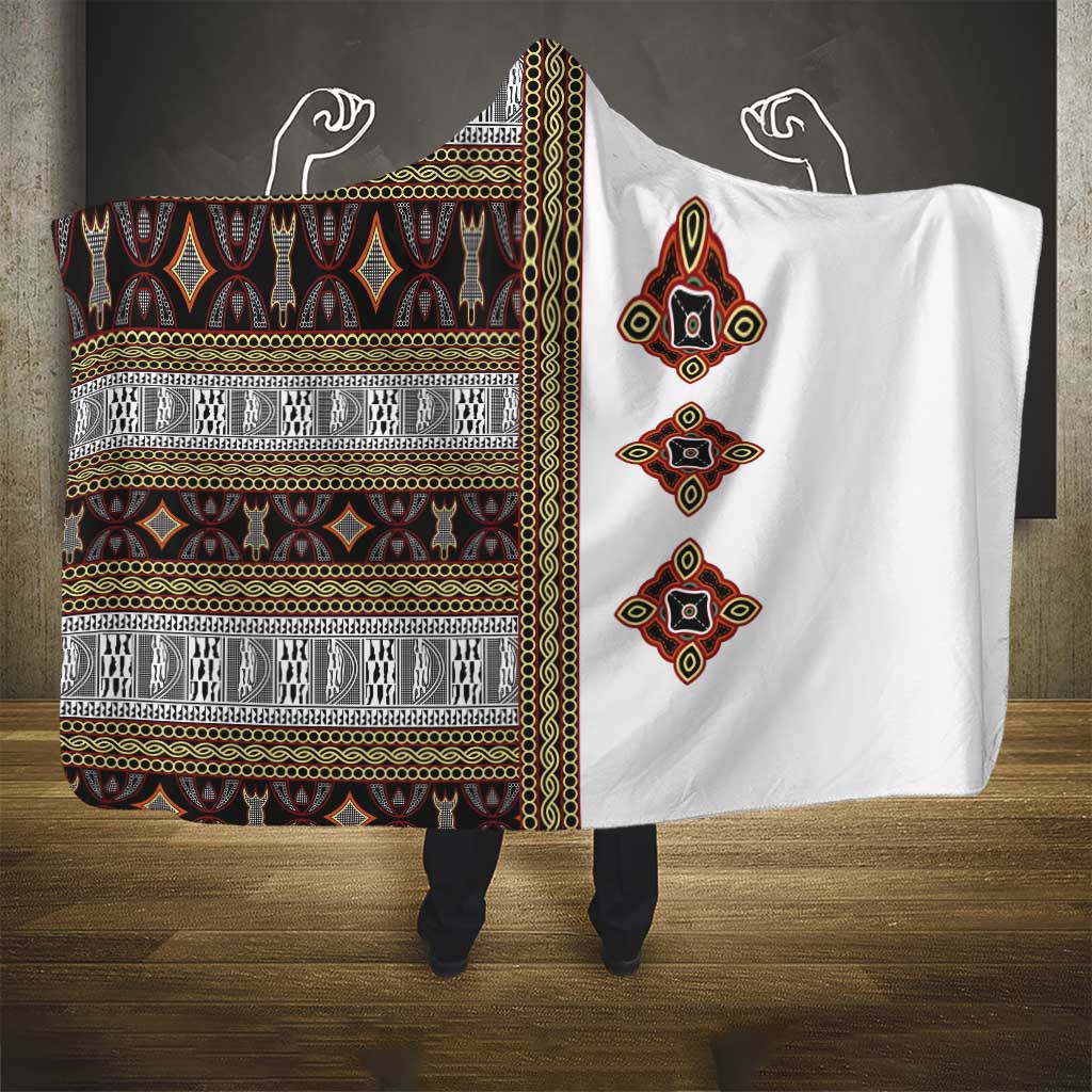 Cameroon Ndop Atoghu Inspired Hooded Blanket