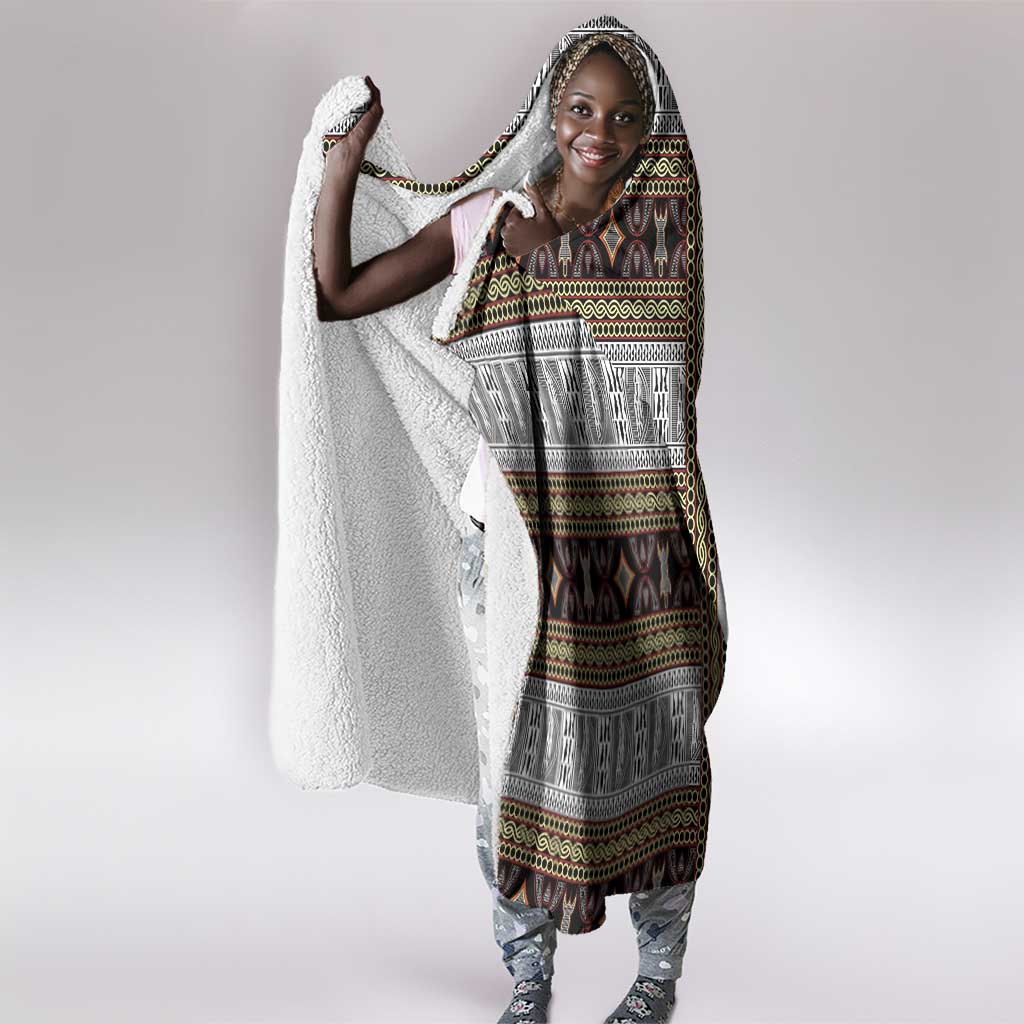 Cameroon Ndop Atoghu Inspired Hooded Blanket