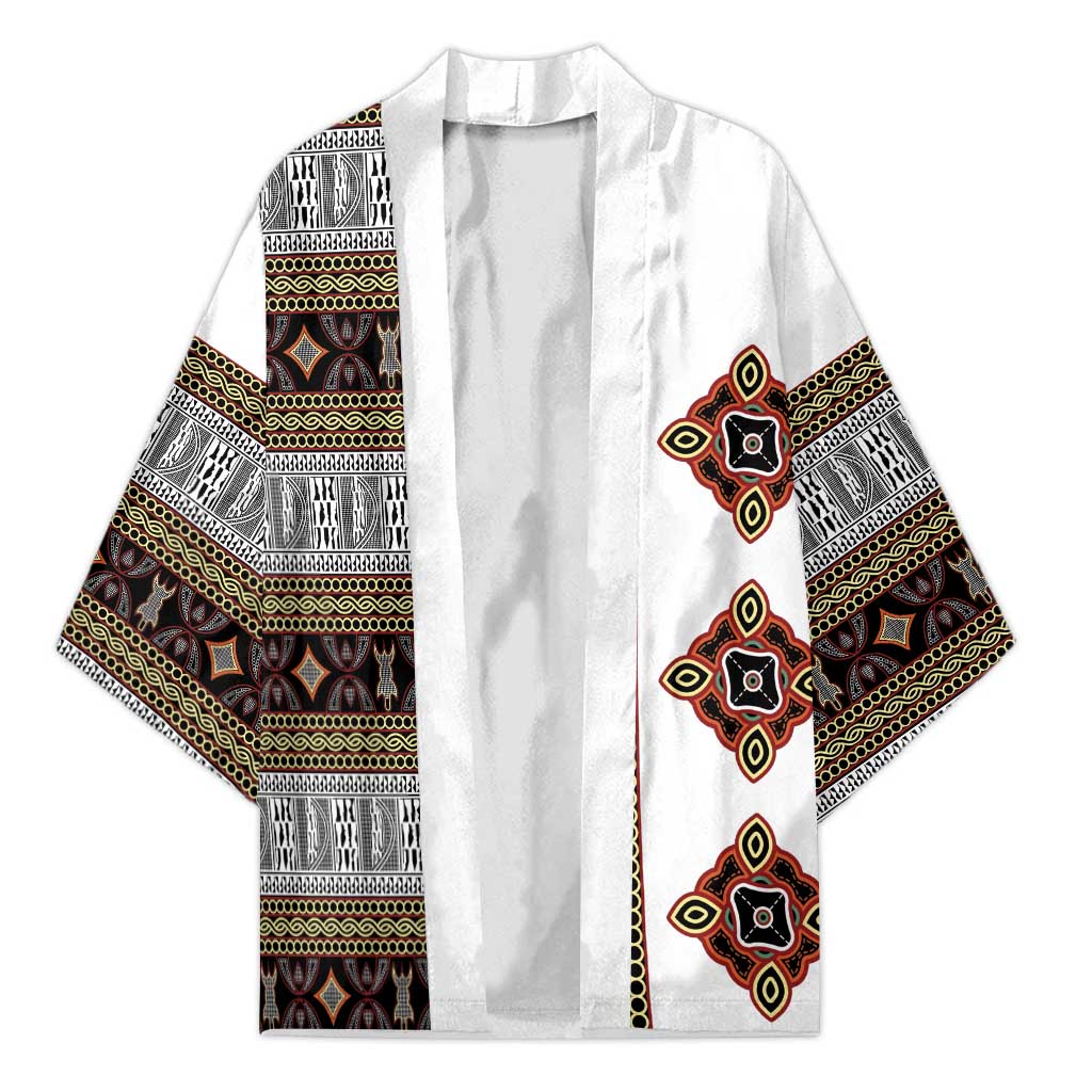 Cameroon Ndop Atoghu Inspired Kimono