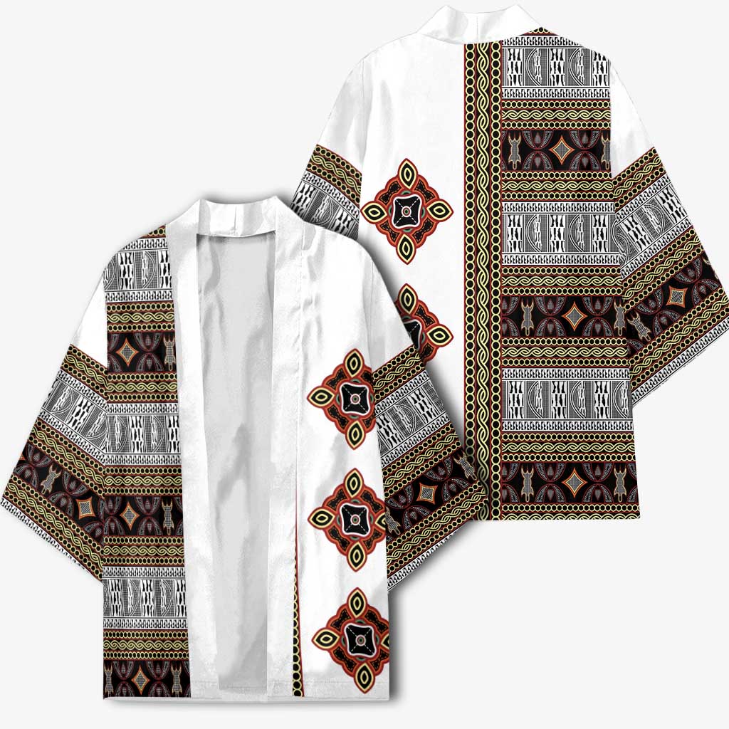 Cameroon Ndop Atoghu Inspired Kimono