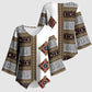 Cameroon Ndop Atoghu Inspired Kimono Sleeve Blouse