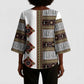 Cameroon Ndop Atoghu Inspired Kimono Sleeve Blouse