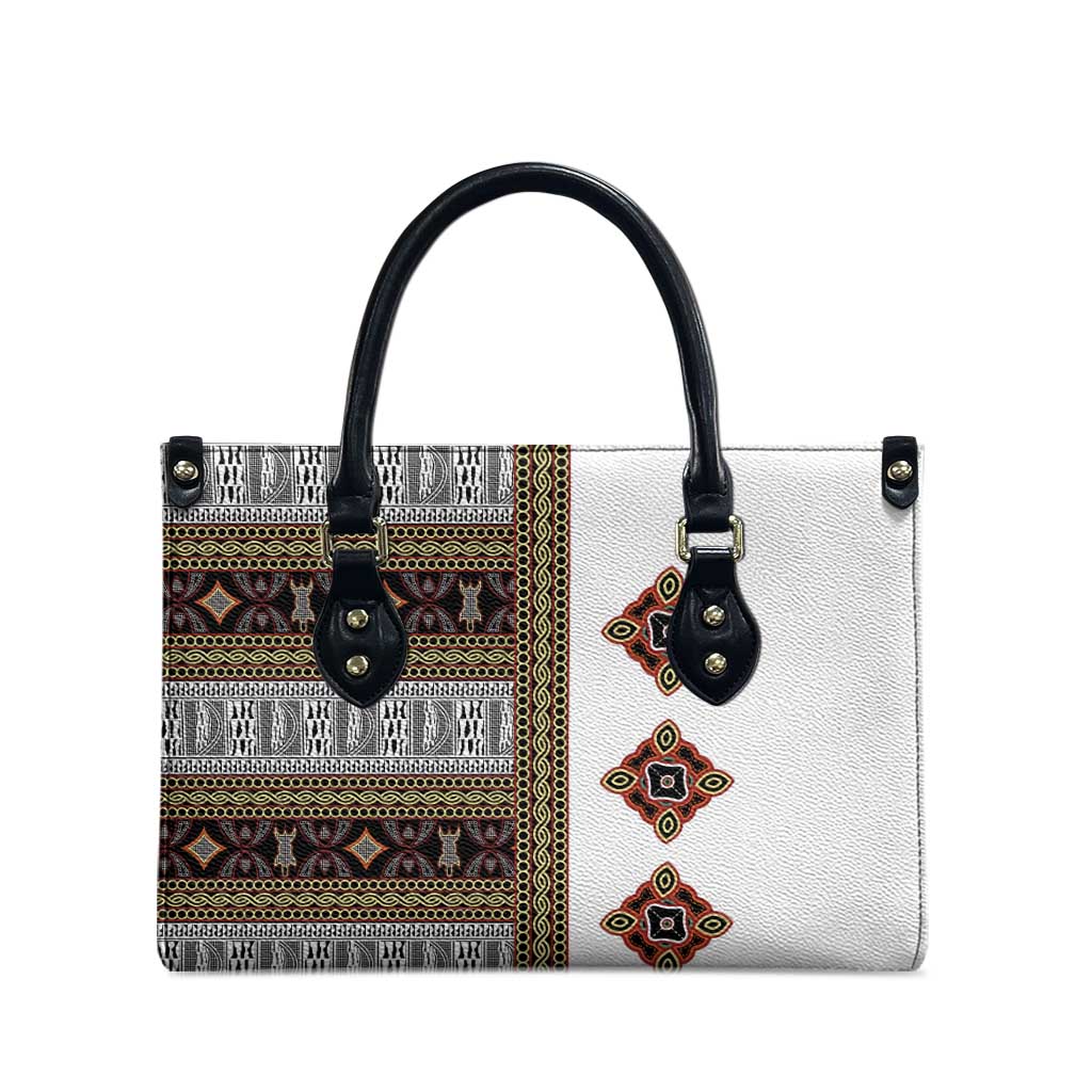 Cameroon Ndop Atoghu Inspired Leather Bag