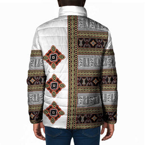Cameroon Ndop Atoghu Inspired Padded Jacket