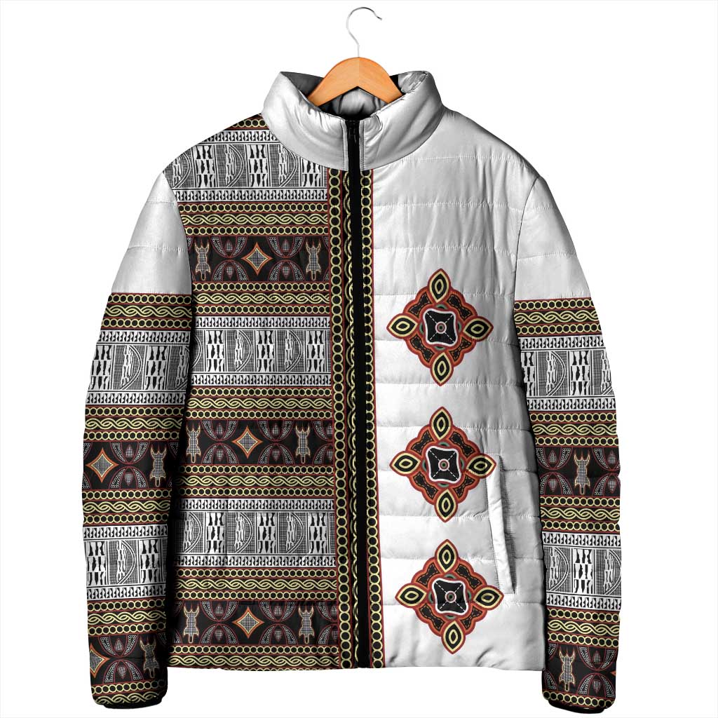 Cameroon Ndop Atoghu Inspired Padded Jacket