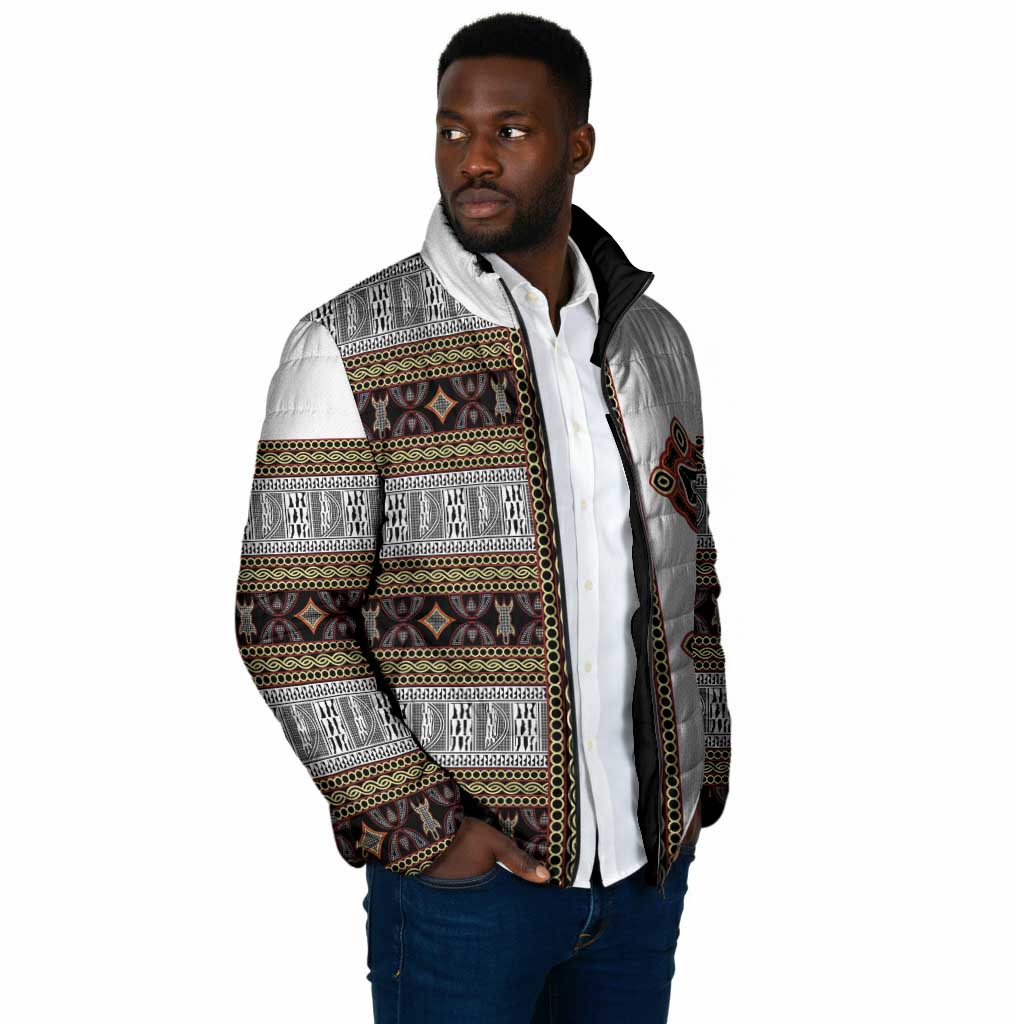Cameroon Ndop Atoghu Inspired Padded Jacket
