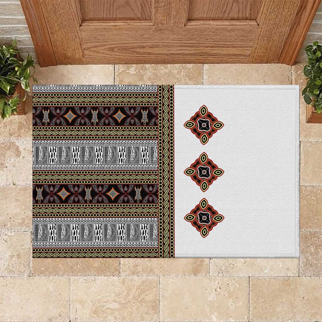 Cameroon Ndop Atoghu Inspired Rubber Doormat