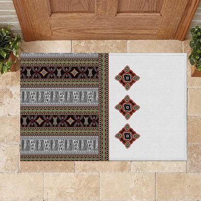 Cameroon Ndop Atoghu Inspired Rubber Doormat
