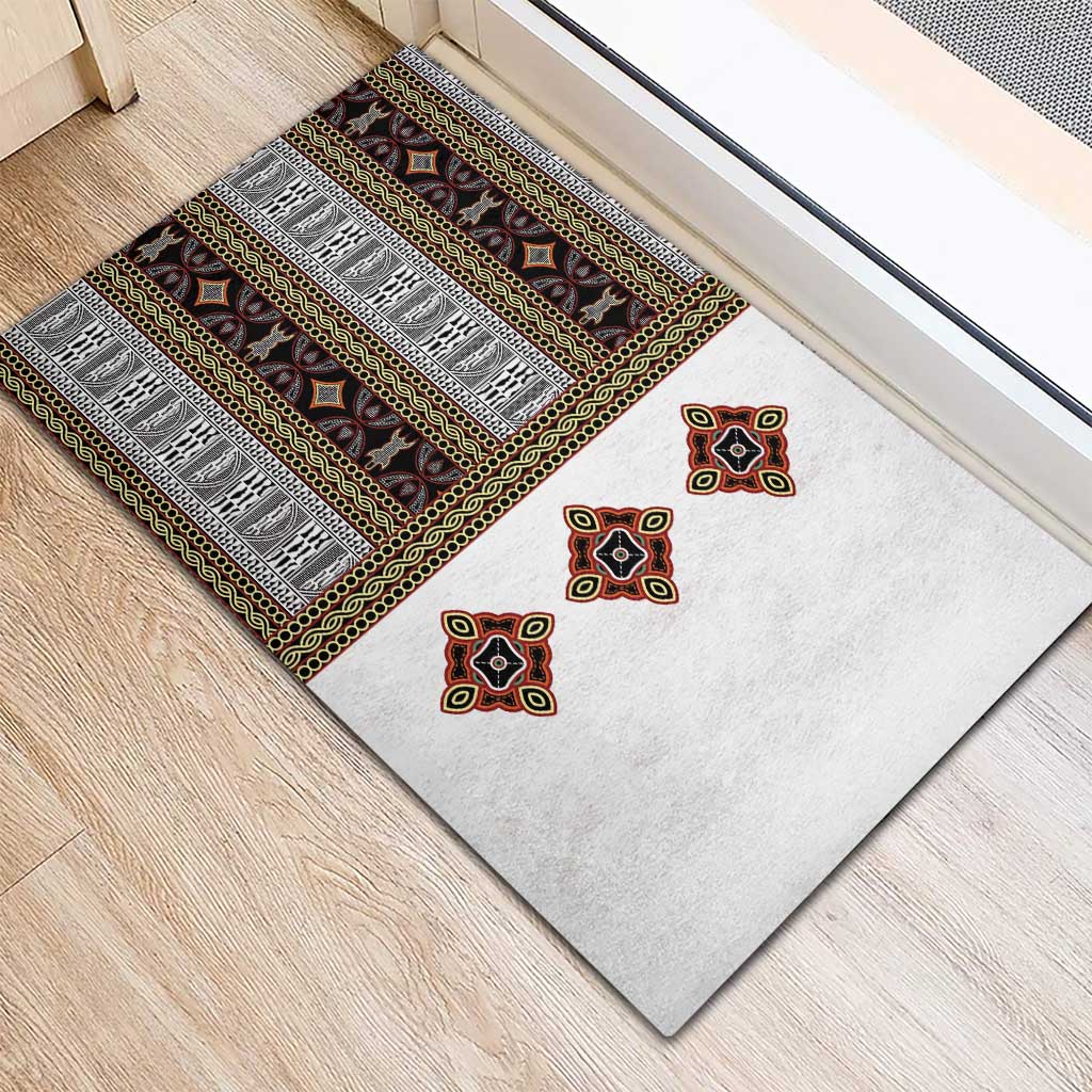 Cameroon Ndop Atoghu Inspired Rubber Doormat
