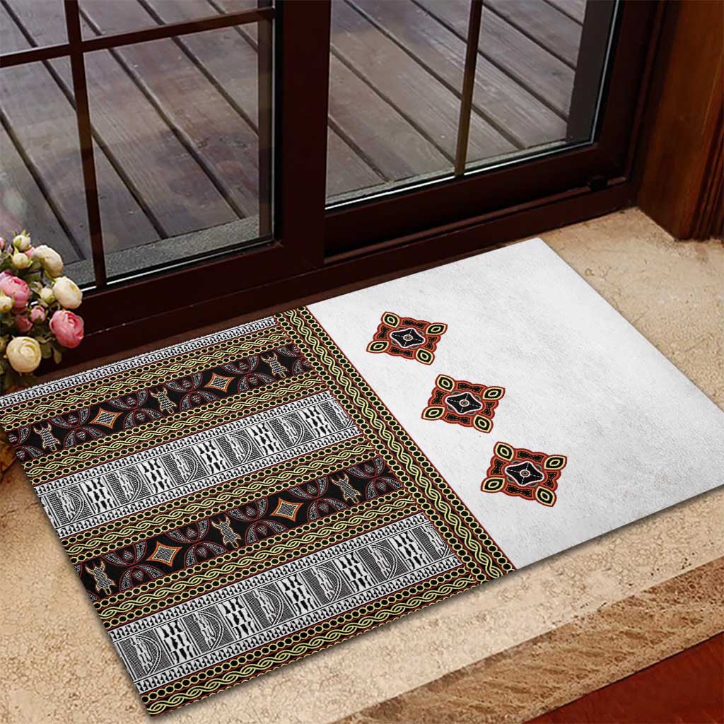 Cameroon Ndop Atoghu Inspired Rubber Doormat