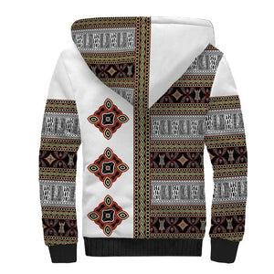 Cameroon Ndop Atoghu Inspired Sherpa Hoodie