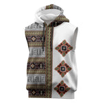 Cameroon Ndop Atoghu Inspired Sleeveless Hoodie