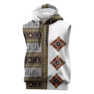 Cameroon Ndop Atoghu Inspired Sleeveless Hoodie
