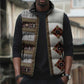 Cameroon Ndop Atoghu Inspired Sleeveless Puffer Jacket