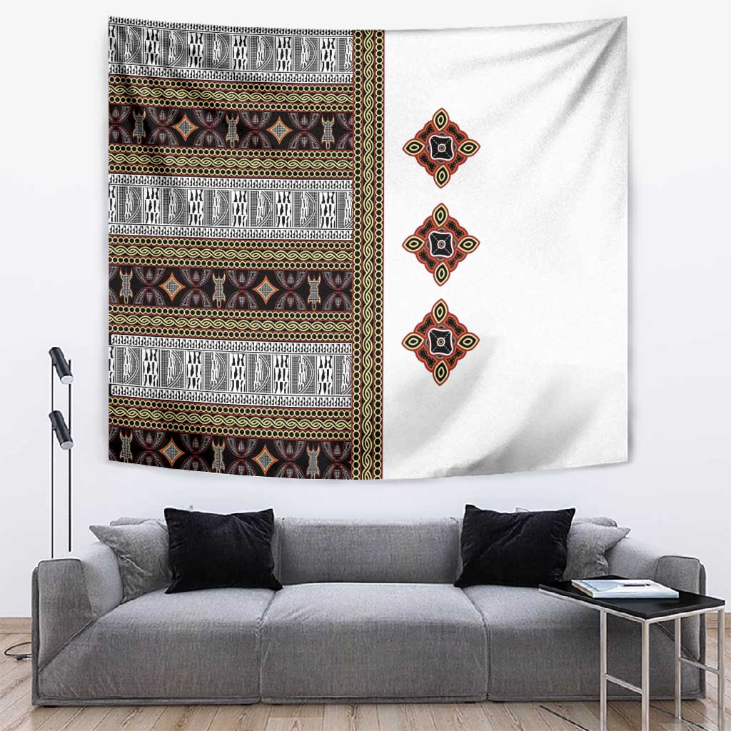 Cameroon Ndop Atoghu Inspired Tapestry