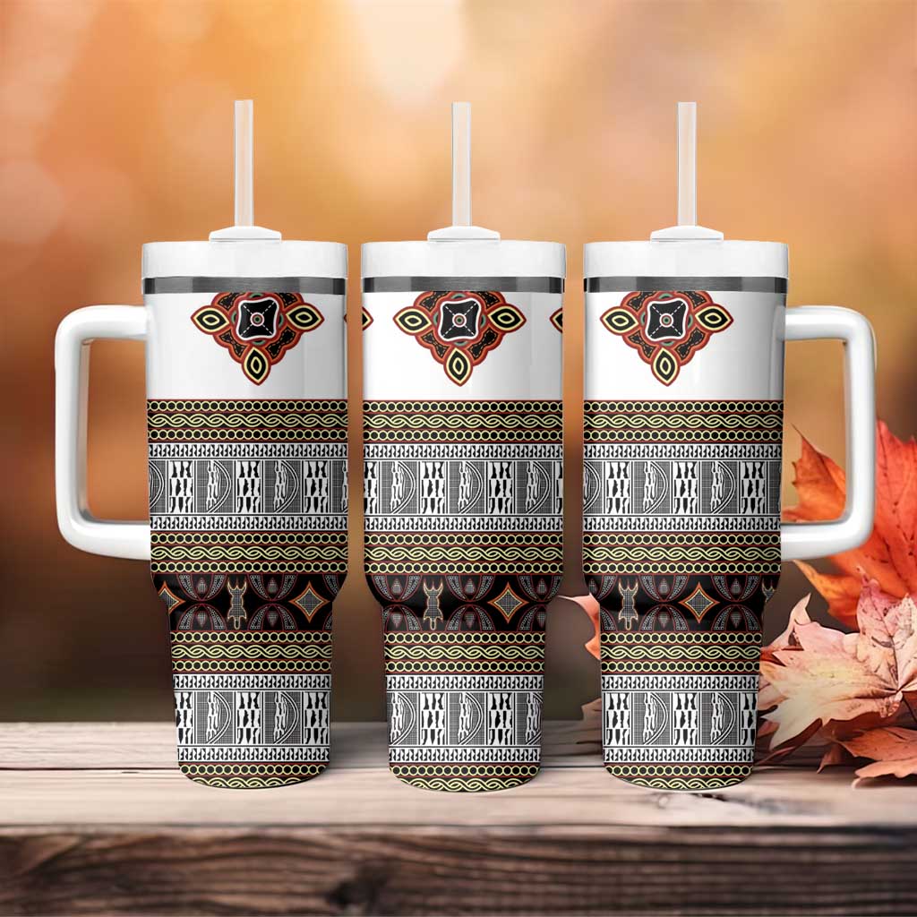 Cameroon Ndop Atoghu Inspired Tumbler With Handle