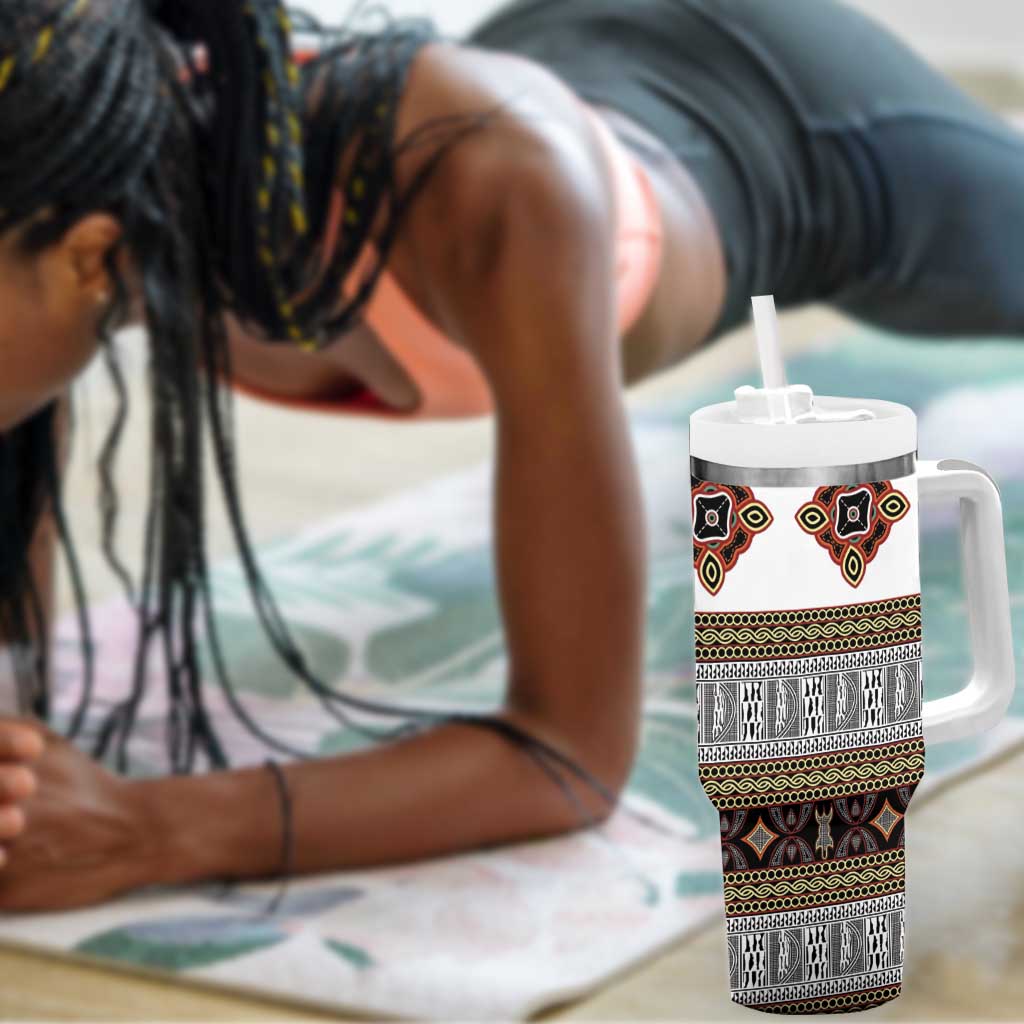 Cameroon Ndop Atoghu Inspired Tumbler With Handle