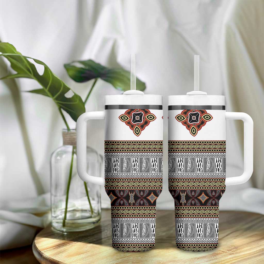 Cameroon Ndop Atoghu Inspired Tumbler With Handle