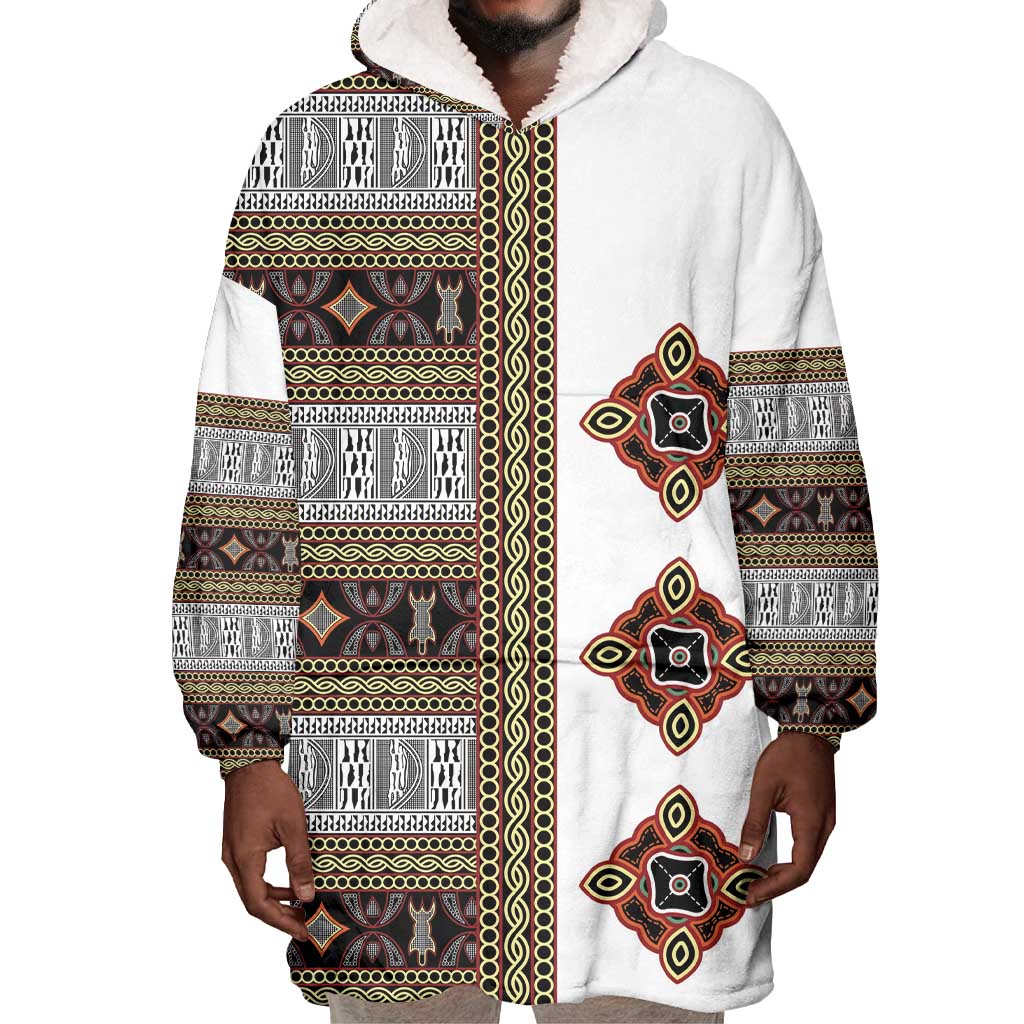 Cameroon Ndop Atoghu Inspired Wearable Blanket Hoodie