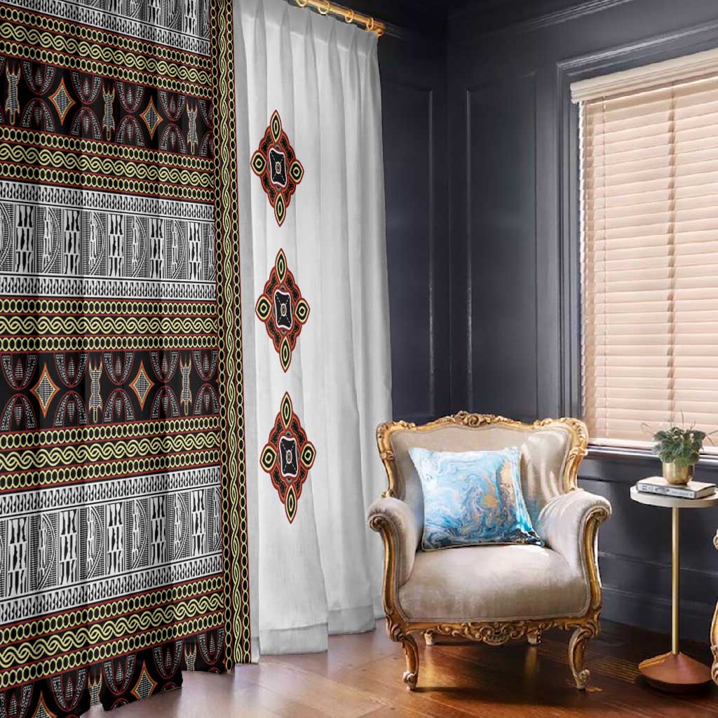 Cameroon Ndop Atoghu Inspired Window Curtain