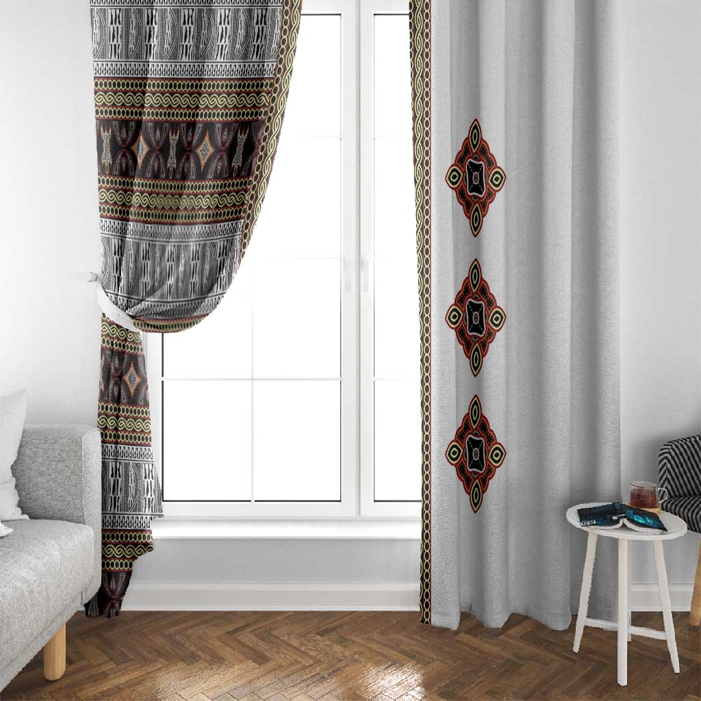 Cameroon Ndop Atoghu Inspired Window Curtain
