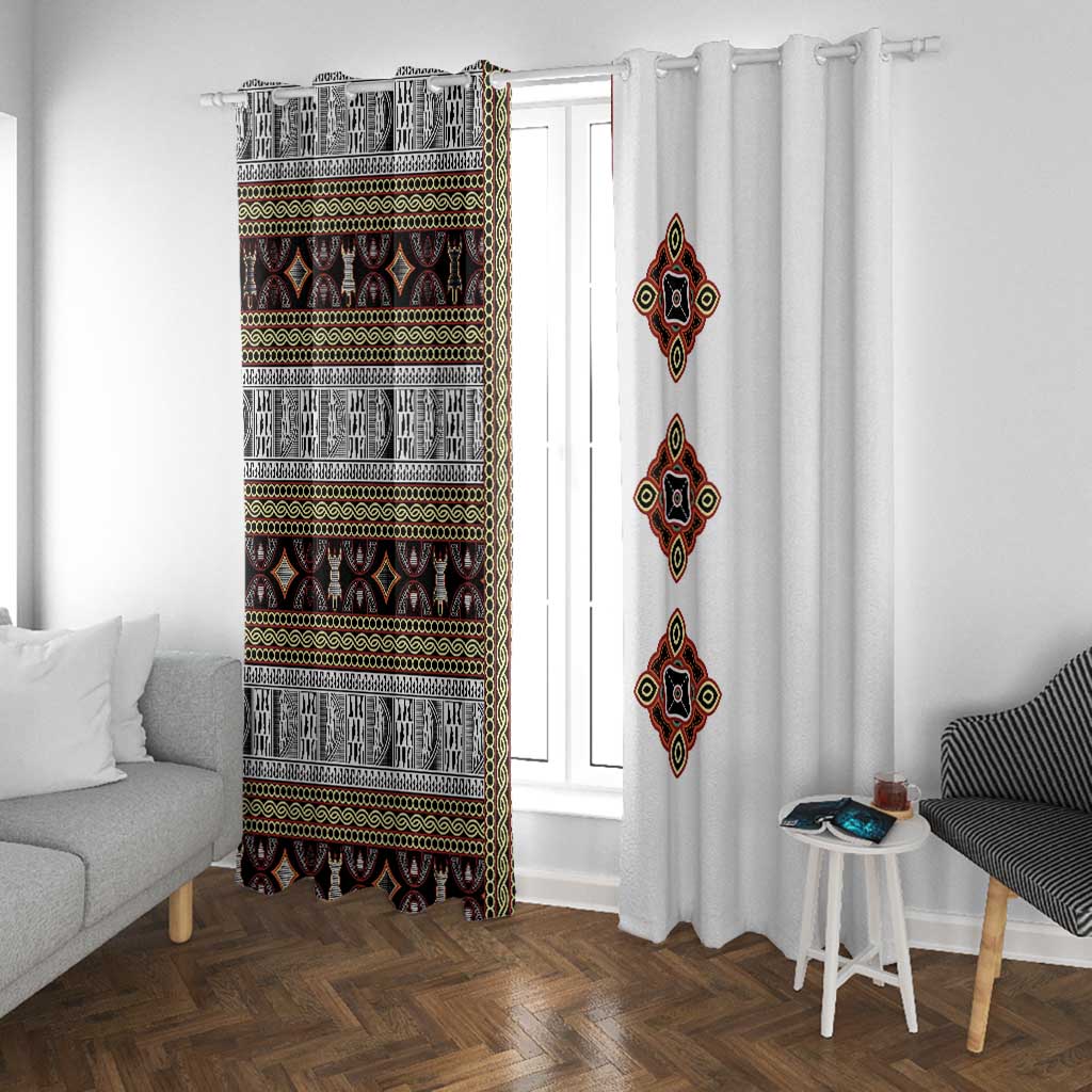 Cameroon Ndop Atoghu Inspired Window Curtain