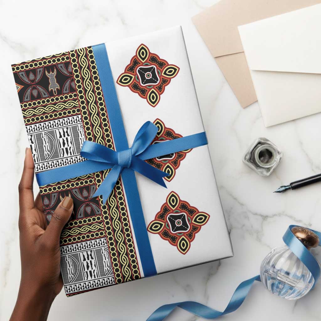 Cameroon Ndop Atoghu Inspired Wrapping Paper