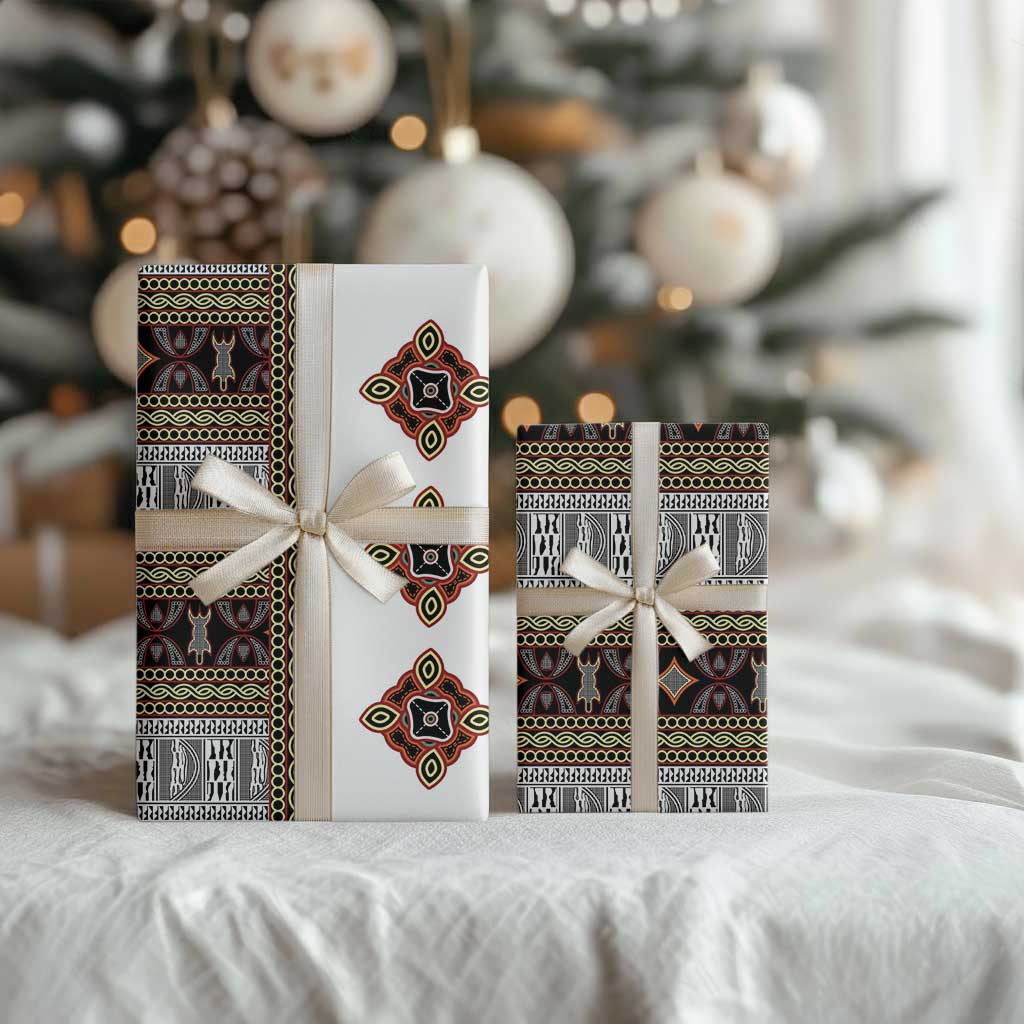 Cameroon Ndop Atoghu Inspired Wrapping Paper