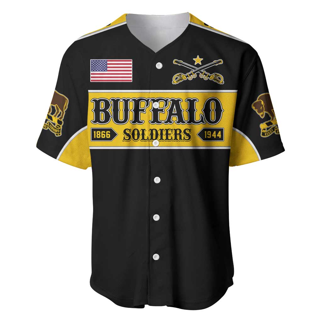 Personalised Buffalo Soldiers Baseball Jersey History of Heroes