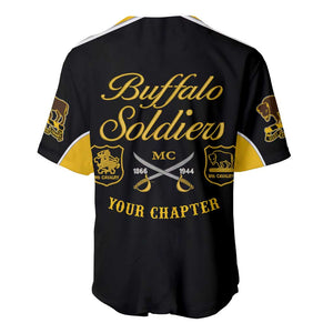 Personalised Buffalo Soldiers Baseball Jersey History of Heroes