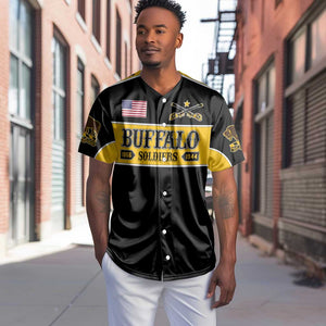 Personalised Buffalo Soldiers Baseball Jersey History of Heroes