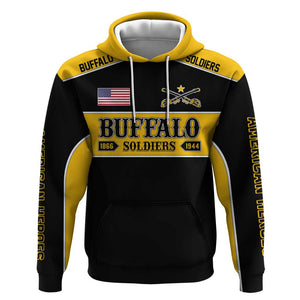 Personalised Buffalo Soldiers Hoodie History of Heroes