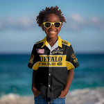 Personalised Buffalo Soldiers Kid Hawaiian Shirt History of Heroes